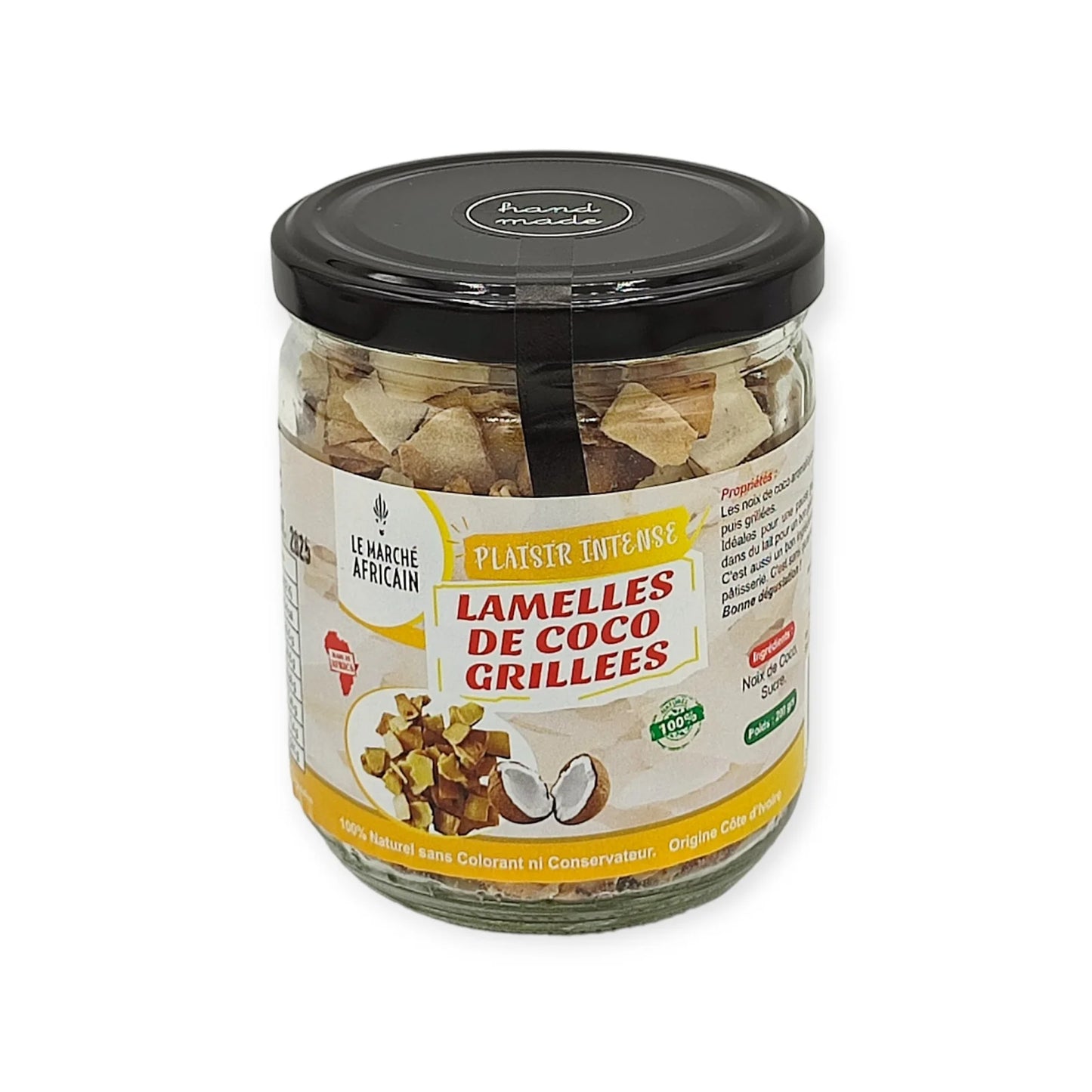 LAMELLES DE COCO GRILLEES CARAMÉLISÉES