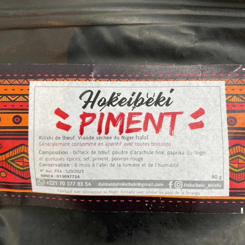 Kilichi piment - 80 gr