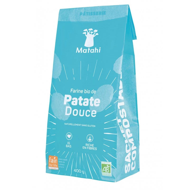 Farine Bio de Patate Douce - 400g